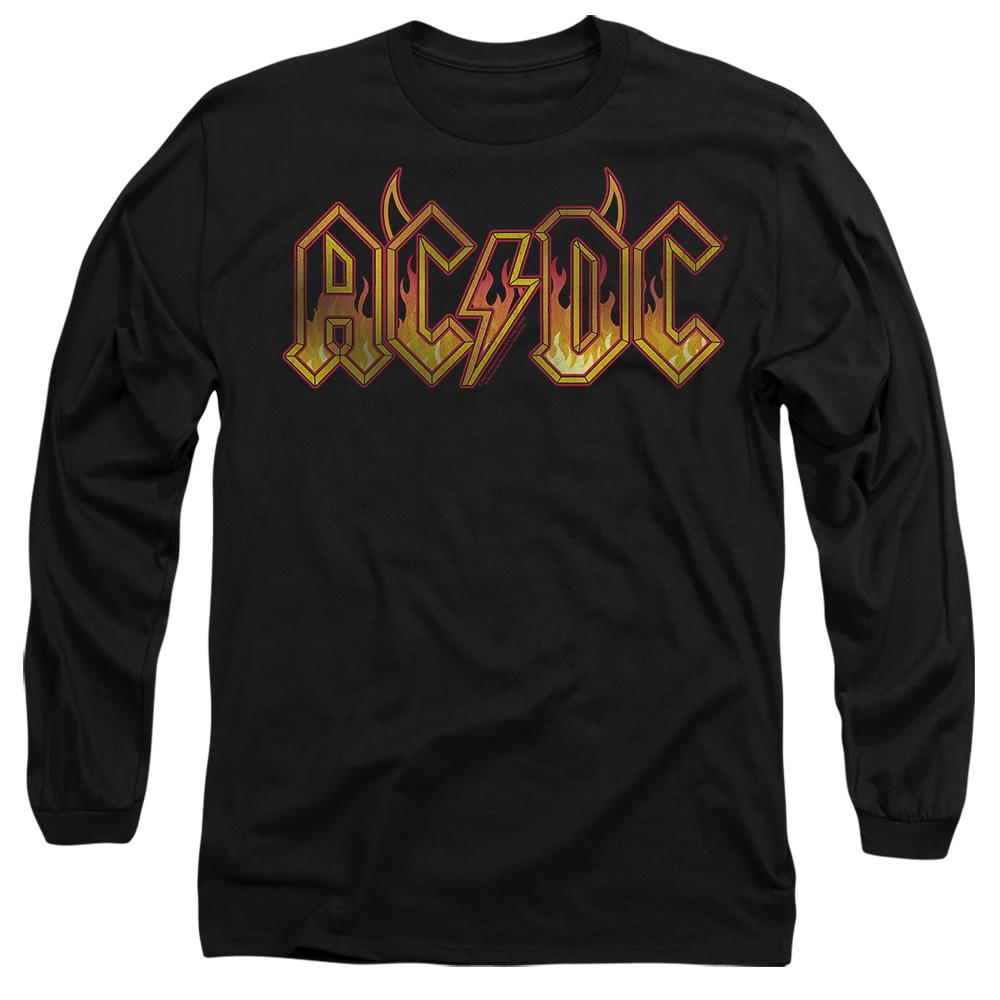 AC/DC Unisex Adult Fire Logo T-Shirt
