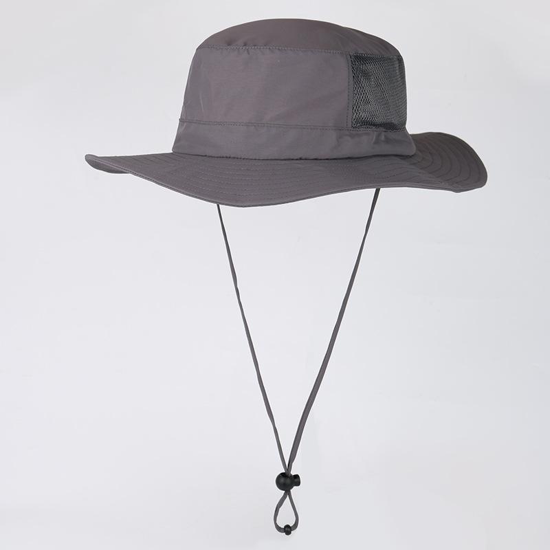 Bucket Hat Herren Outdoor Schnelltrocknend Dünn Atmungsaktiv Sonnenschutz Visor Damen Große Krempe Spritzwassergeschützt Lässiger Fischerhut