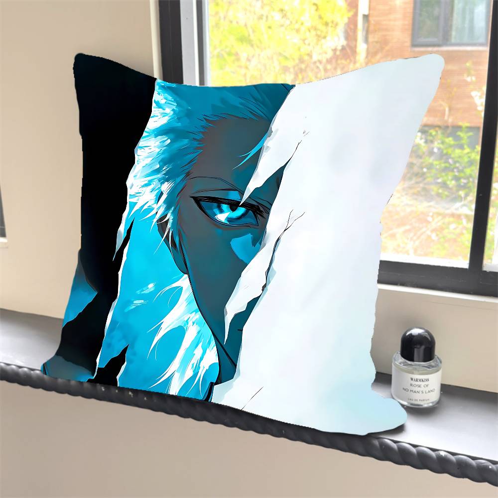 1PC A-Anime B-Bleach Character  Pillow Case Square  Bedroom Sofa Leisure Comfort Cushion Car Home Decoration Pillowcase 40x40