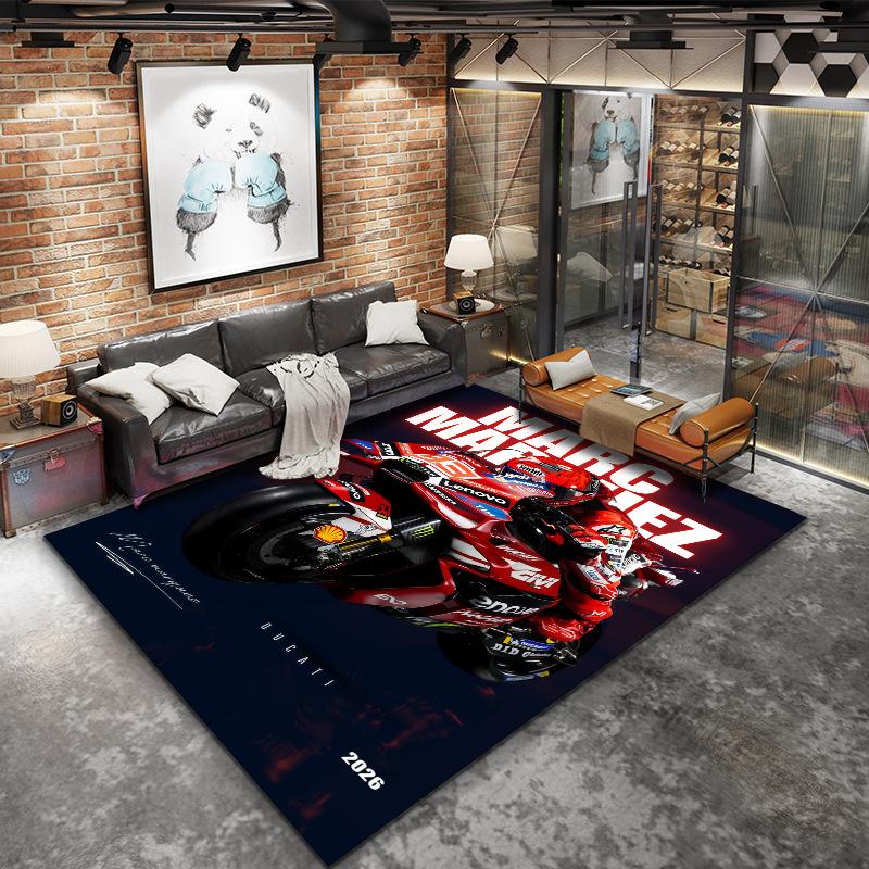 Marc Marquez Carpet Rug for Living Room Bedroom Home Sofa Decoration,Kids play Nonslip Floor Mat