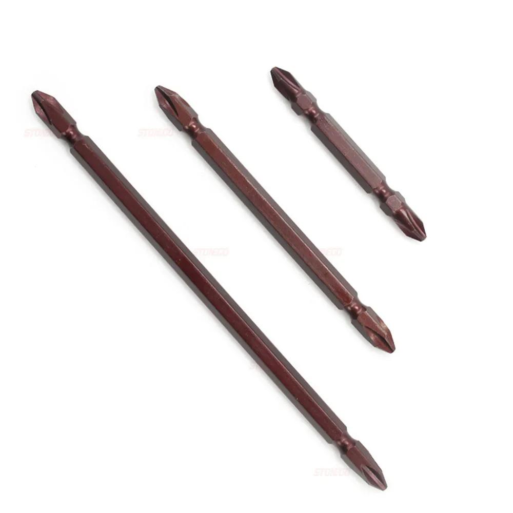 10PCS S2 Alloy Steel PH2 Double Head Screwdriver Bits 65mm 100mm 150mm Magnetic High Hardness Electric Drill Accessories