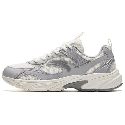 Cushioning, Wear Resistant Low Top Casual Shoes Men's White Gray 112428811-4