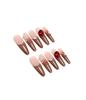 Handmade Autumn And Winter Ruby Explosive Red New Year Gradient High-Quality Temperament Whitening Manicure Wearable Nails