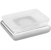 Soap Dish Sapho Flori Chrome Glass Milky Rf002
