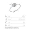 Modian 925 Silver Sparkling Simple AAAAA Cubic Zirconia Ring For Women Original Band Silver Rings Engagement Jewelry