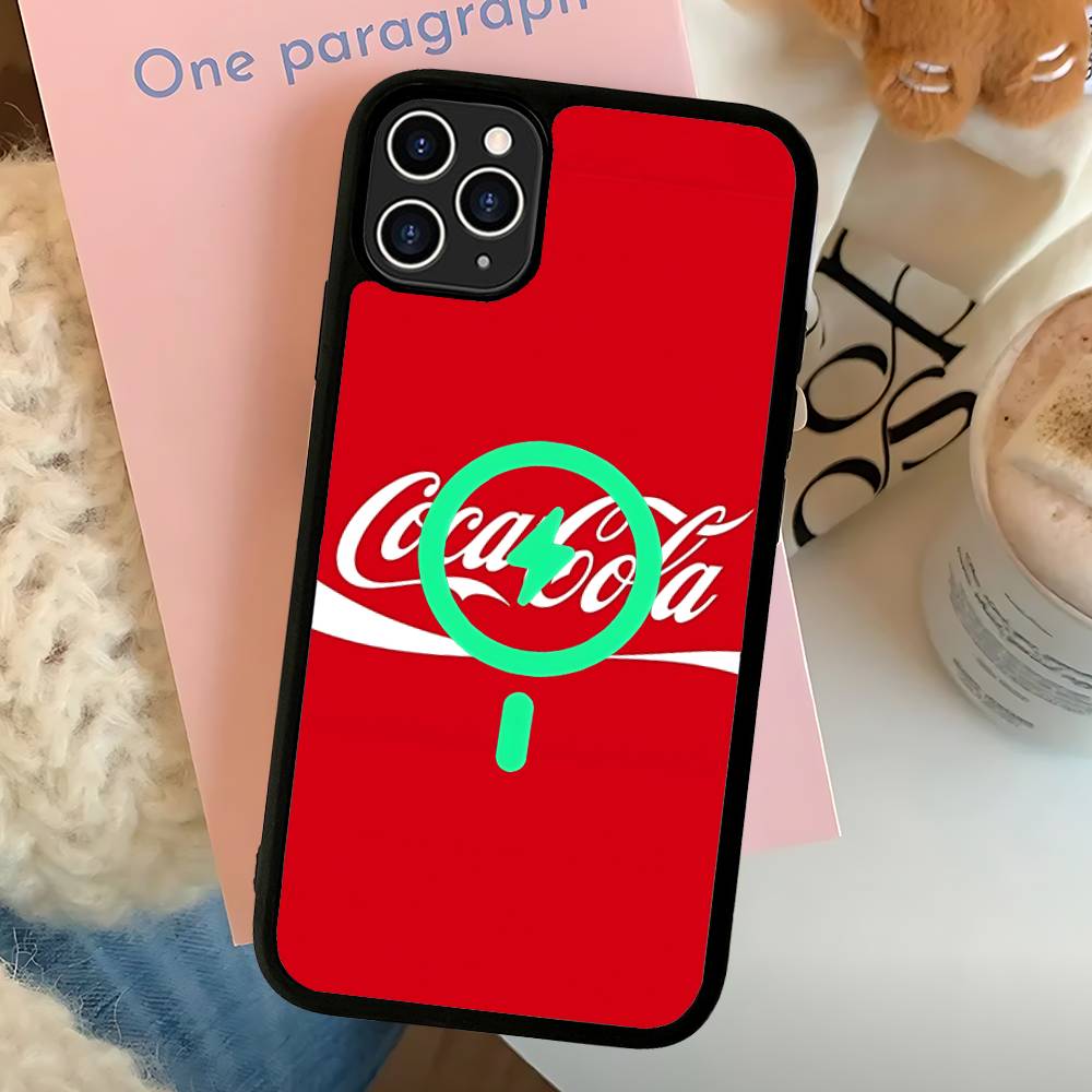 Coca-cola Vintage Phone Case For IPhone 13 14 15 11 12 16 17 Pro Max Plus For Magsafe Magnetic Shell