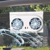 USB Charging Car Window Fan Dual Fans Car Exhaust Fan Rechargeable Car Ventilator  Vehicle Interior
