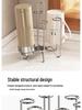Stainless Steel Rotating Cup Holder & Draining Rack for Countertop