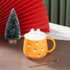 New Christmas Gift Cup Cute Cartoon Snowman Ceramic Cup Student Gift Mug Couple Water Cup