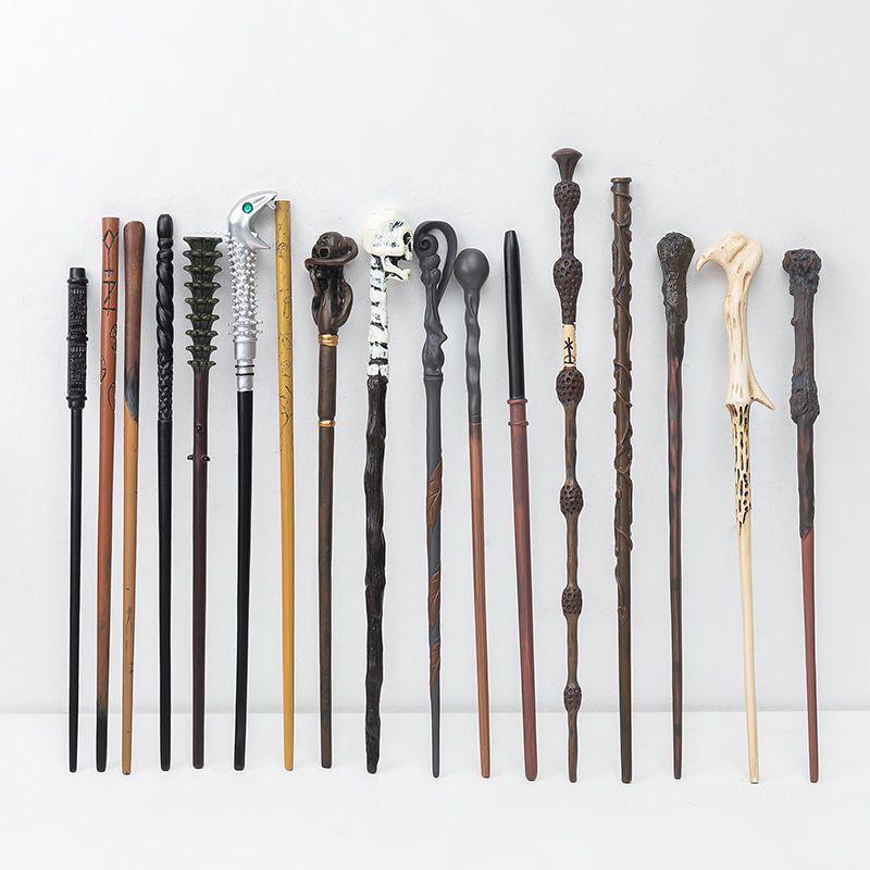 Harry Potter & Hermione Exquisitely Carved Wands: Voldemort and Harry Versions