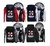 Resident Hot Evil Biohazard Umbrella Thicken Jacket Sweater Winter Coat Hoodies
