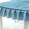 Dining Chair Cushion Four Seasons General Plush Chair Cushion Thickened Anti-slip Strap Stool Cover Cushion
