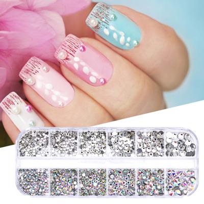 Nail Art Léger Fonctionne Facilement Résine Cristal Strass Ensemble D'Ongles Pour Un Usage Quotidien
