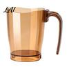 Inverted Draining Mouthwash Cup Clear Toothbrush with Handle Plastic Holder Easy Clean Wide Mouth Tumbler Storage Slot Modern Bathroom Accessory for