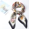 Luxury Silk Feeling Square Scarf Women 2024 Print Satin Neckerchief Spring Hair Band Foulard Bandana Echarpe Tie Shawl Wraps