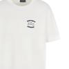 Emporio Armani Fun Embroidered Round Neck Short Sleeve T-Shirt Men Tops Off-White EM000827-AF12926-U0003