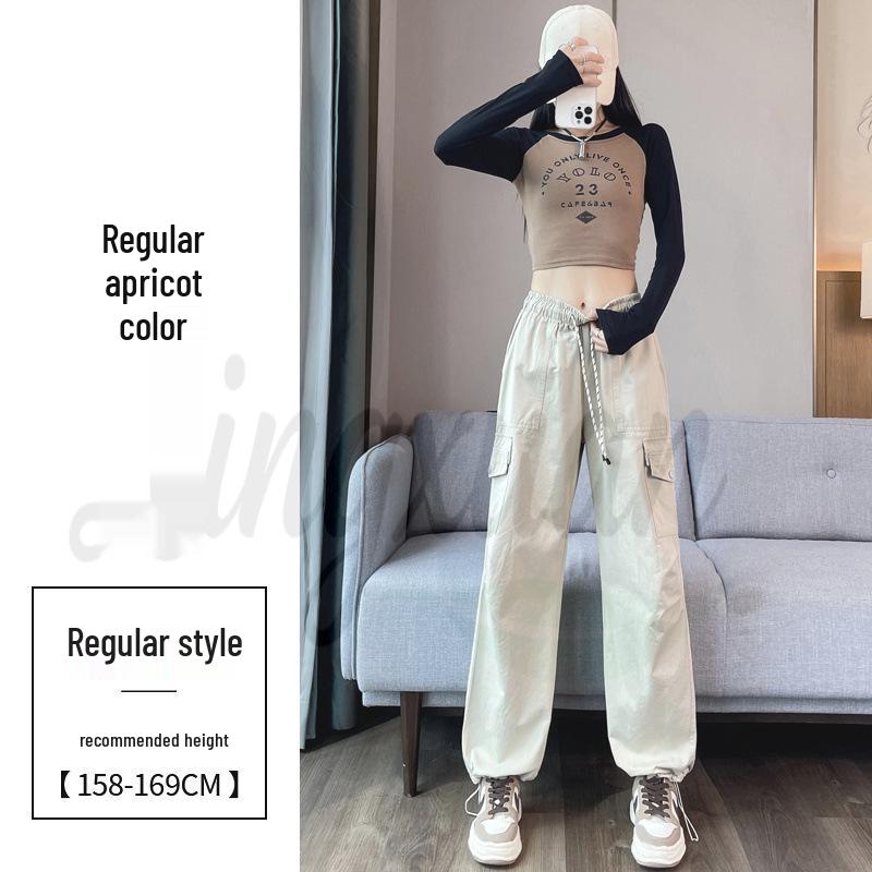 

2026 Autumn Anke La Red Women s Wide-Leg Tencel Cotton Jogger Pants Small
