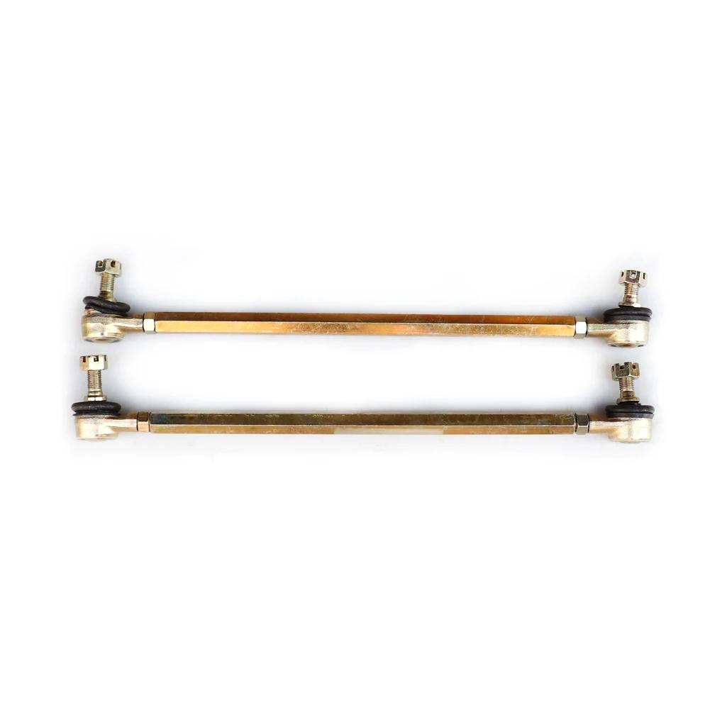 1 Paar Set 90MM-290MM M10 Lenkwellen Spurstange Mit Spurstangenkopf für 4 Rad Go-Kart Karting Modifikation ATV 50cc-250cc