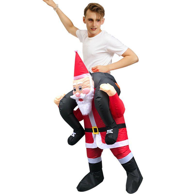 Inflatable Costume Christmas Santa Claus Outfit For Adults Perfect For Cosplay Events