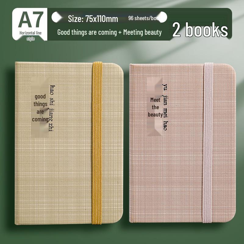 A7 Mini Pocket-Sized Notebook: Portable, Simple, and Perfect for Students