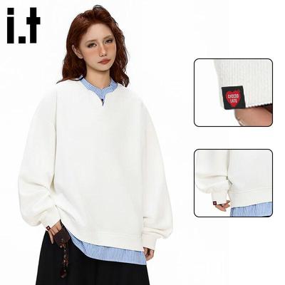 CHOCOOLATE Falsch zweiteiliges Langarm-Sweatshirt