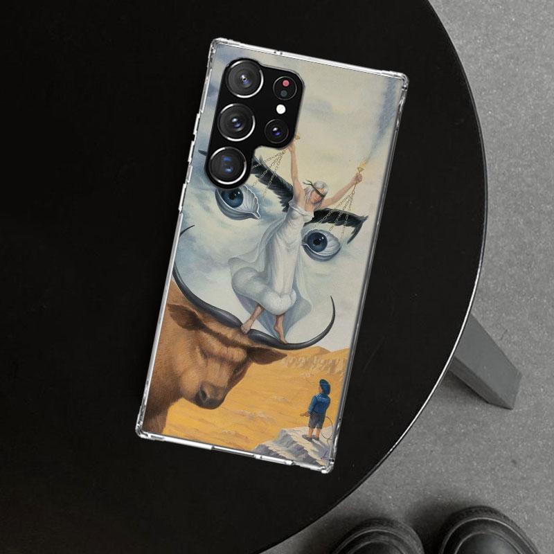 Salvador Dali Art Phone Case Cover for Samsung Galaxy S26 S25 Edge S24 S23 Ultra S22 Plus S21 FE S20 + Art Customized Fundas Gal