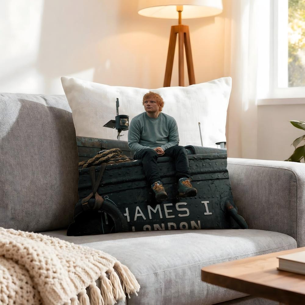 Singer Ed Sheeran Cushion Cover Pcs Decorative Covers Soft Cushion Case for Sofa Couch Decor x x Pillowcases