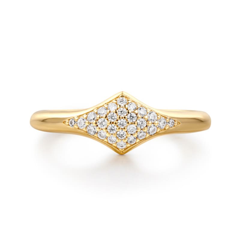 ANIA HAIE Pave Sparkle 925 Silver Ring R061-05G