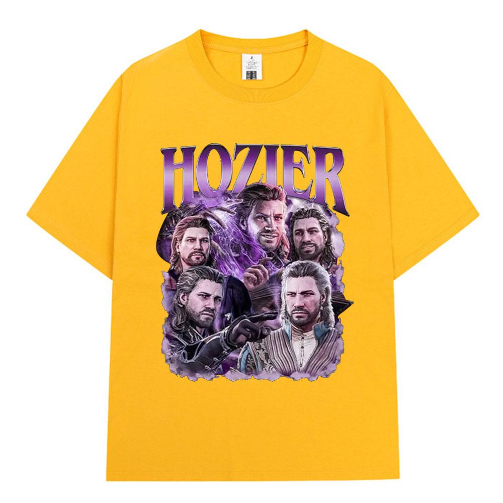 Hozier Funny Meme Gale Baldurs Gate 3 Graphic T Shirt Men Hip Hop Harajuku Short Sleeve T-shirt Cotton Casual Oversized T-shirts