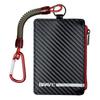 Sonic Polyurethane Pass Case Coin Pocket Brave Black SK-6297-D