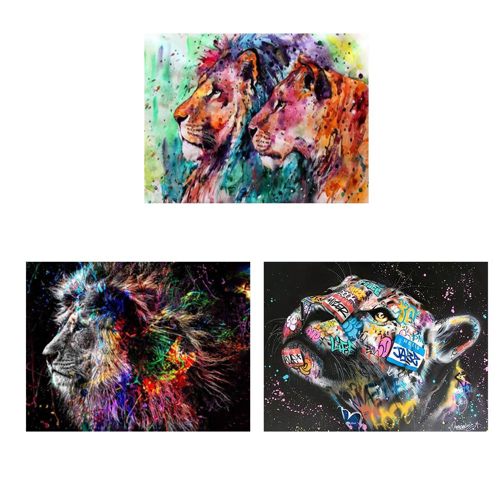 DIY 5D Diamond Painting Animal Full Round Drill Rhinestone Drawing Picture Kits DIY 5D Diamond Painting Animal Full Round Drill Rhinestone Drawing Picture Kits