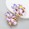 Women's Geometric Earrings Alloy Loving Glass Crystal High Quality Stud Earrings