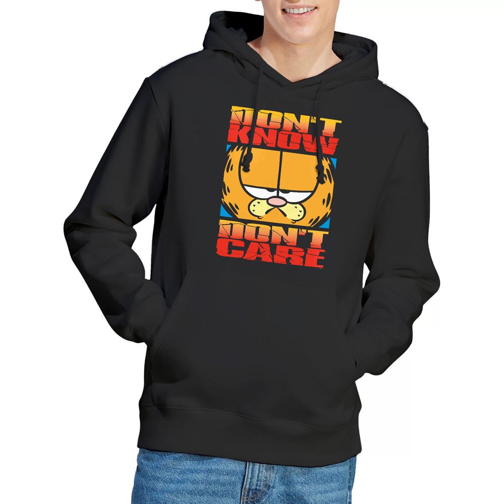 Garfield Mens DonÂ´t Know DonÂ´t Care Hoodie