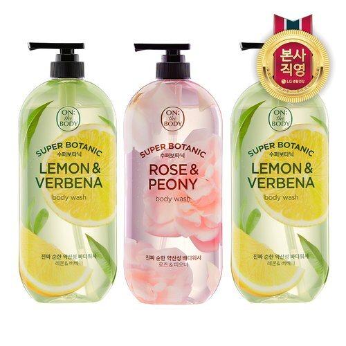 [ON THE BODY]ON THE BODY Super Botanical Body Wash 900g X 3 (2 Lemons + 1 Rose)_667218