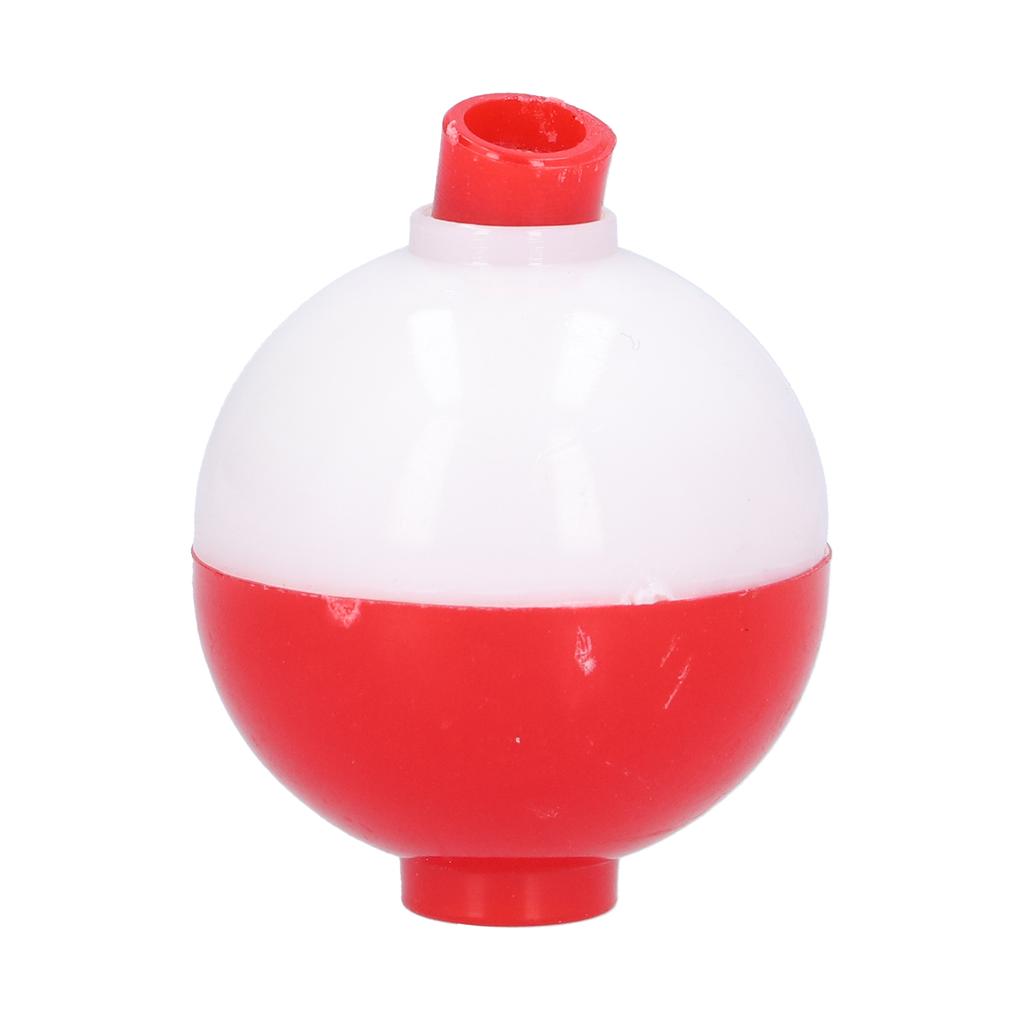 Fishing Ball Shaped Floats ABS Round Buoy Bobbers Fishing Bait Accessories Red White45mm1.8in