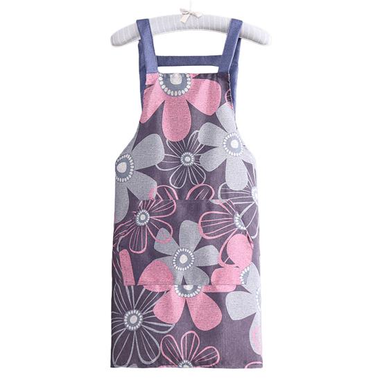 

Apron Scratch Resistant Water-Repellent Cooking Aprons Durable Slub Cotton with Pockets Apron for Men Women Kitchen A