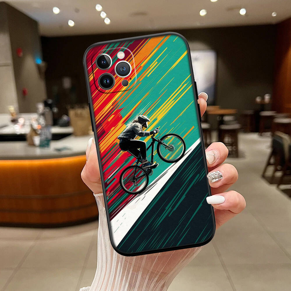 Cycling Bicycle New Phone Case for iPhone 6 6s 7 8 11 12 13 14 15 16 17 16E XS Pro Max XR X SE Air