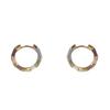 Gold Color Metal Round Earrings Round Hoop Hoop Earrings New Mini Hoop Earrings  For Women