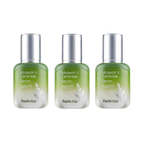 FARM STAY Mugwort & Ceramide Toner 150ml, Emulsion 120ml, Serum 35ml, Cream 55ml (15 Options)