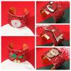 Kriss Kringle Merry Christmas Bangle Christmas Bell Sequin Elk Xmas Bracelet  Girl