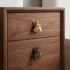 Retro Bee Brass Handle Vintage Wardrobe Drawer Pulls Insect Craft Cabinet Door Knobs  Cupboard