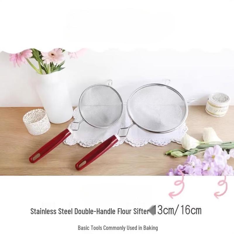 Stainless Steel Double-Handle Filter Sieve