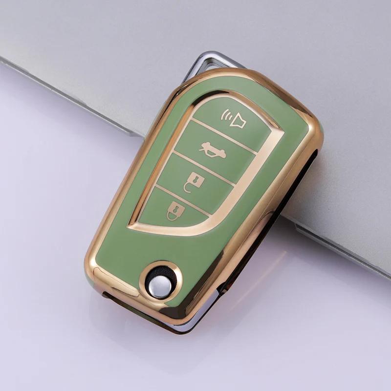 Pokrowiec Etui na Kluczyk Samochodowy TPU Uchwyt na Obudowę Kluczyka Do Toyota Auris Corolla Avensis Verso Yaris Aygo Scion Tc Im Camry Rav4