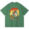 T-shirt Heavy Metal 100% Cotone 230 Gsm Stampa Band Rock Musica Popolare Unisex T-shirt Pesante in Cotone
