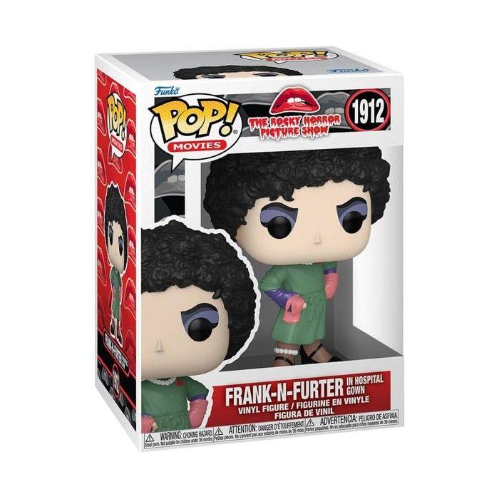 Funko - The Rocky Horror Picture Show - Figur POP! Frank-N-Furter im Krankenhaushemd 9 cm