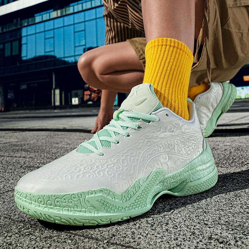 2025 spring new sharp blade 5 basketball shoes men's and women's mandarin duck sneakers non-slip and wear-resistant cement ground actual combat studen