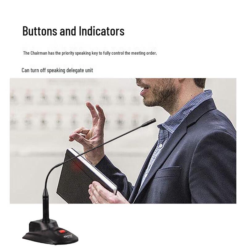 Runpu RP-YX830A Desktop Gooseneck Wired Conference Microphone (CN version)