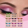Zephoco Eyeshadow And Eyelash Stickers, Lazy Eye Shadow Eyelash Patch, 2-In-1 Reusable Eye Makeup Stickers Self-Adhesive Quick Makeup
