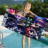 Murder-Drones Cartoon Beach Towel Colorful Bath Towels For Girl Microfiber Quick Dry Sand Free Beach Yoga Spa Gym Pool