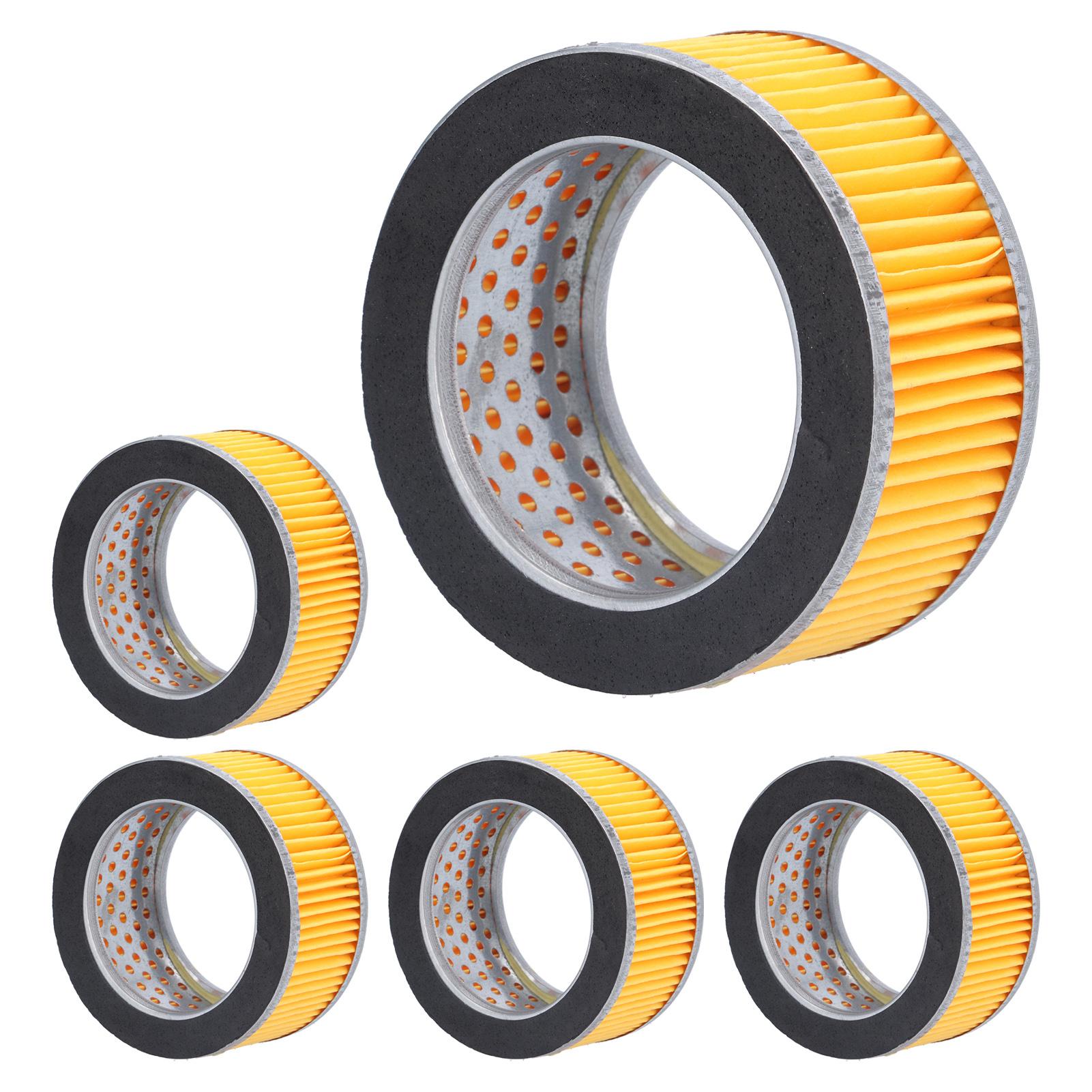 

5 шт. Фільтр повітряного компресора поршневого типу Внутрішній елемент всередині обладнання глушника 106x84x51мм